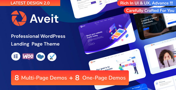 Aveit - Landing Page WordPress Logo