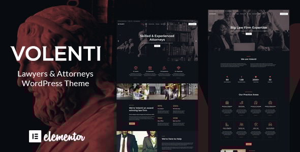 Volenti - Lawyer Attorney WordPress Theme Logo